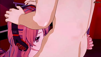Hentai girls deepthroat cock in this great compilation.